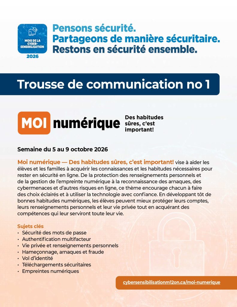 Image de la boîte à outils pour les responsables de la communication – Thème « Moi numerique »