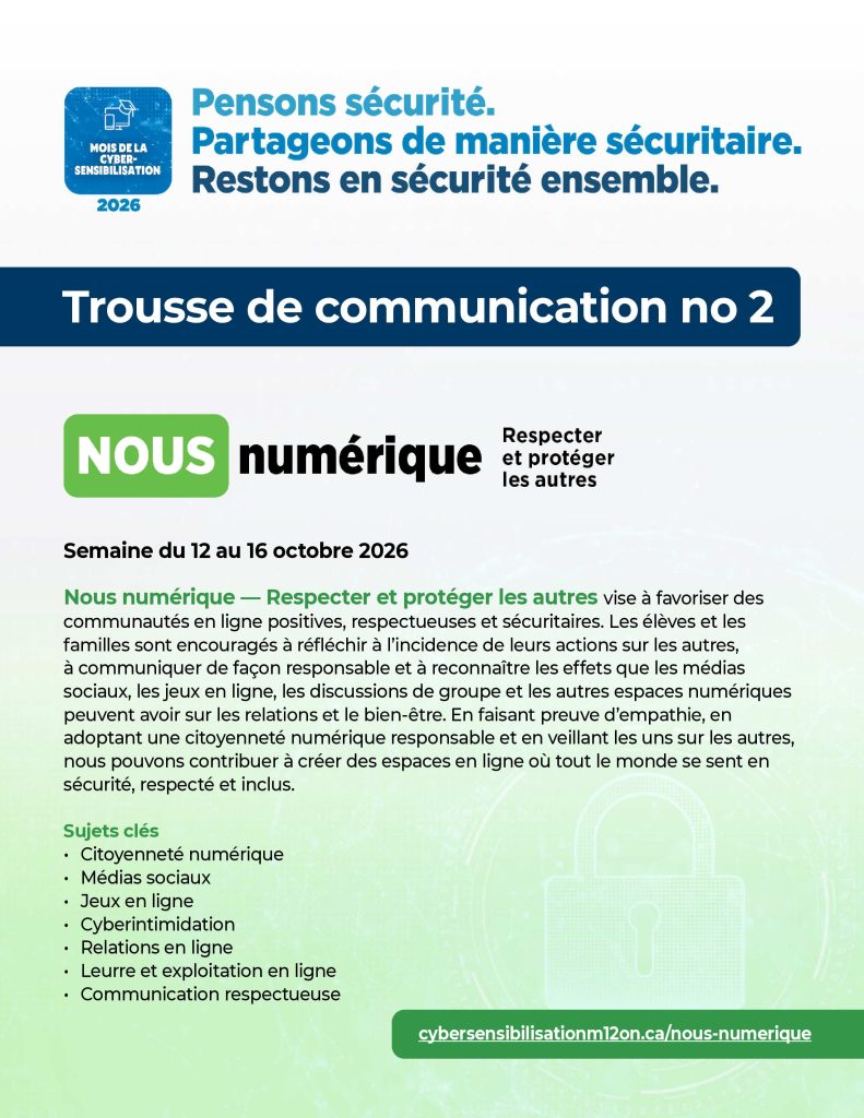 Image de la boîte à outils pour les responsables de la communication – Thème « Nous numerique »